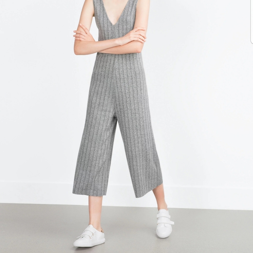Zara ribbed jumpsuit